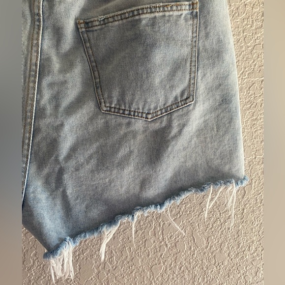 High Rise Crochet Festival Denim Shorts Size 18 - Picture 9 of 10